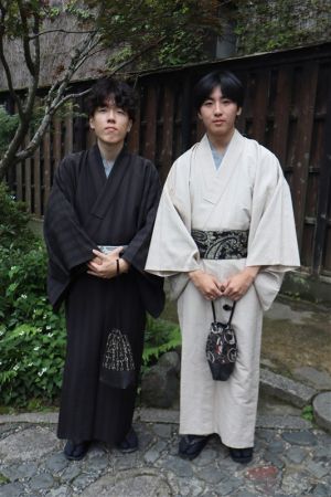 男性着物