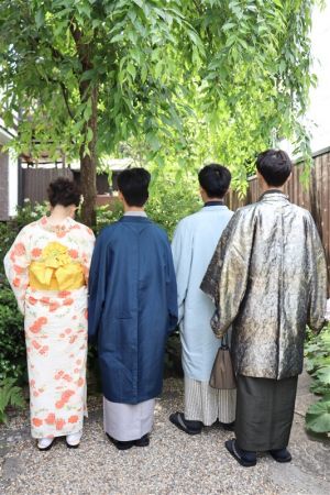 男性着物