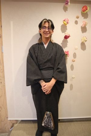 男性着物