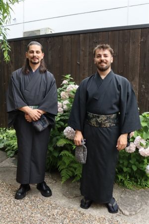 男性着物