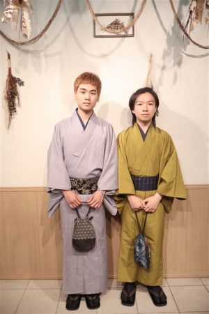 男性着物