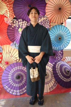 男性着物