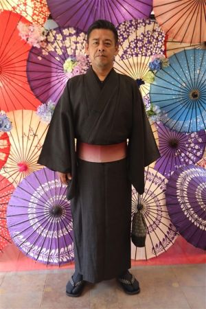 男性着物