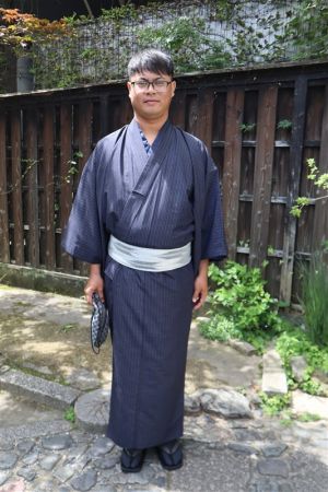 男性着物