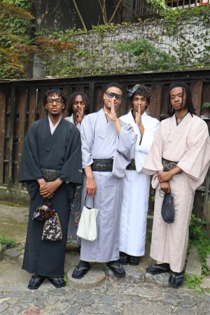 男性着物