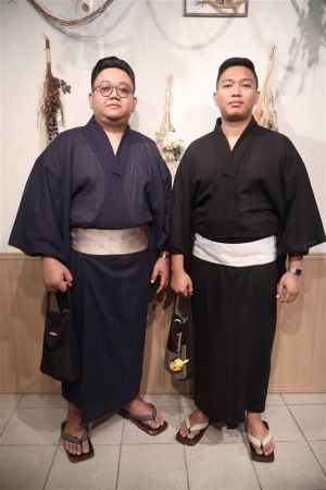 男性着物