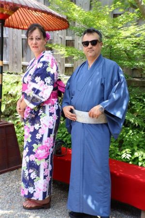 男性着物