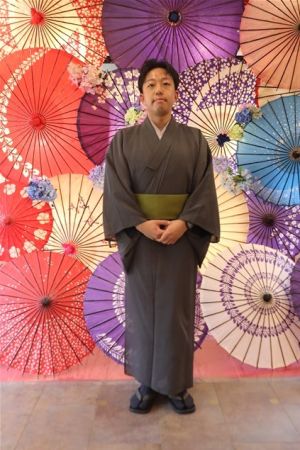 男性着物