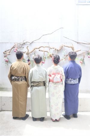 男性着物