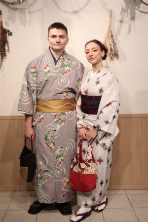 男性着物