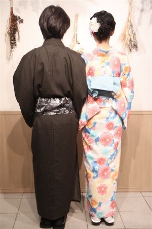 男性着物