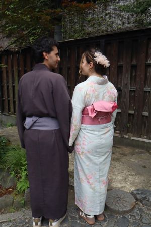 男性着物
