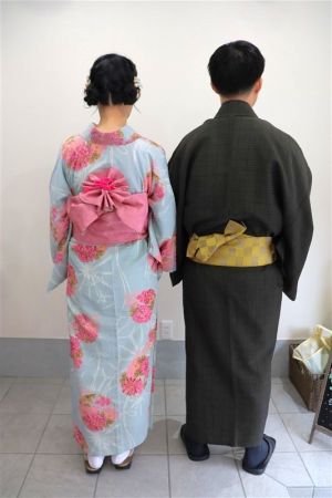 男性着物