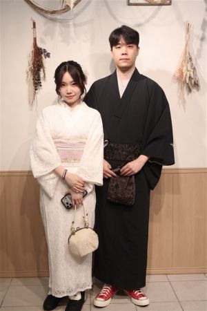 男性着物