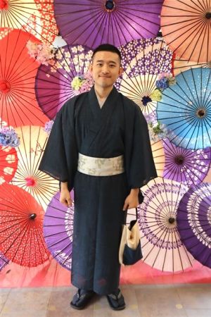 男性着物
