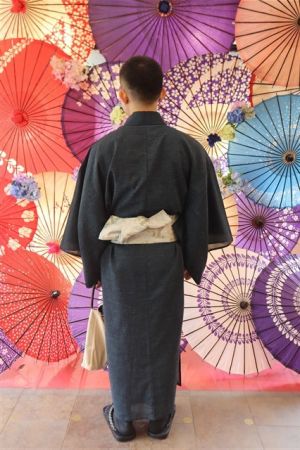 男性着物