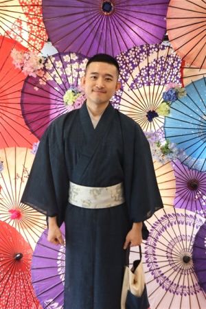 男性着物