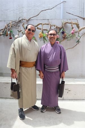 男性着物