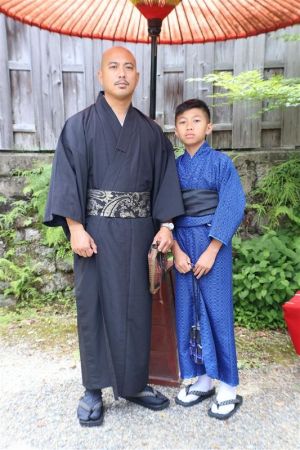 男性着物