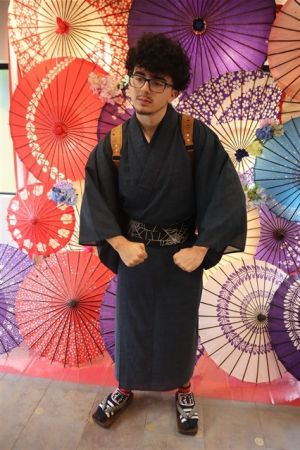 男性着物