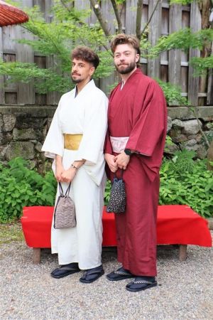 男性着物
