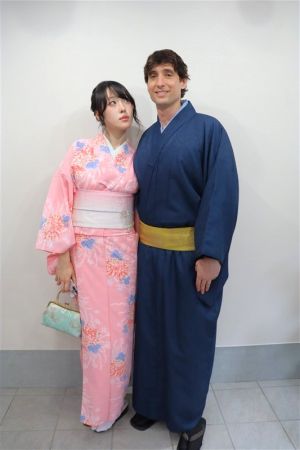 男性着物
