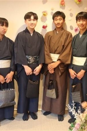 男性着物