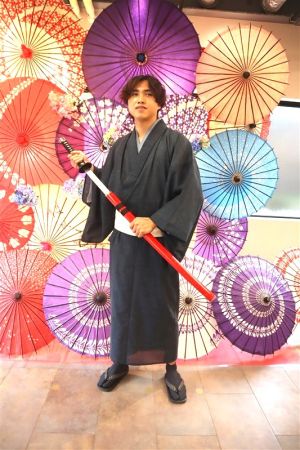 男性着物