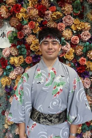 男性着物
