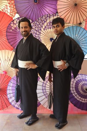 男性着物