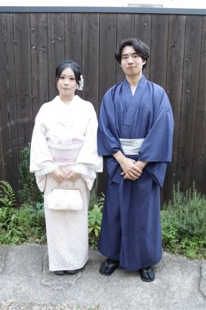 男性着物