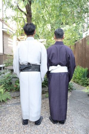 男性着物