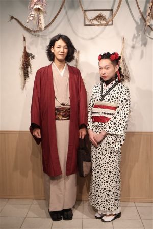 男性着物
