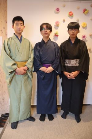 男性着物