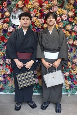 男性着物