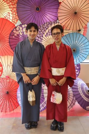 男性着物