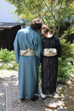 男性着物