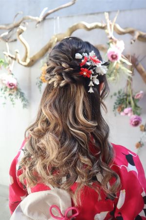 フリーチョイスヘアセット