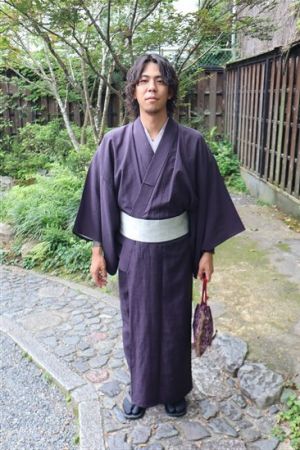 男性着物