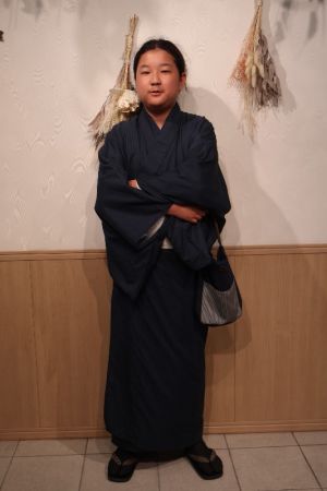 男性着物
