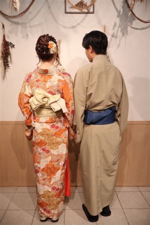 男性着物