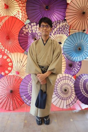男性着物