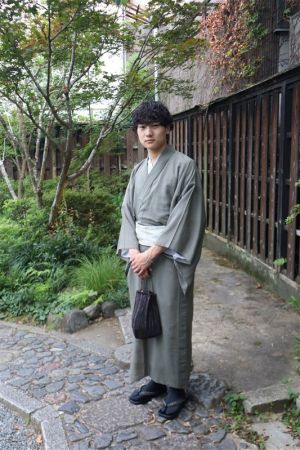 男性着物