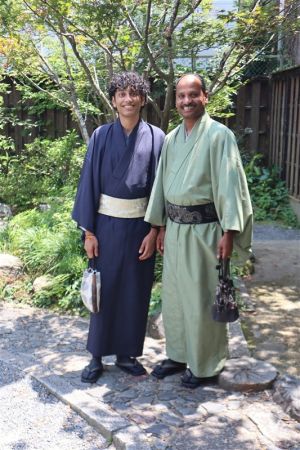 男性着物