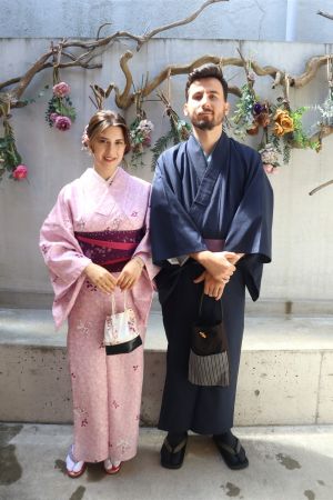 男性着物