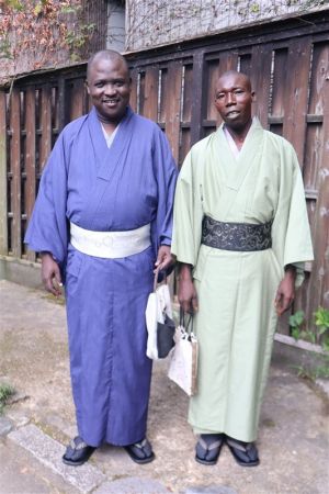 男性着物