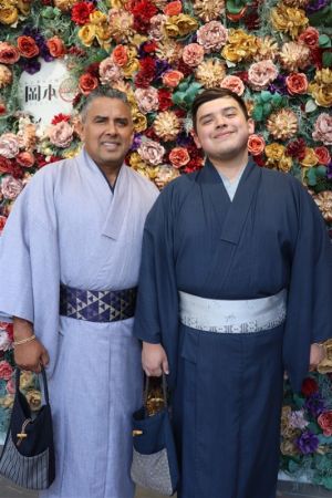 男性着物