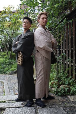 男性着物