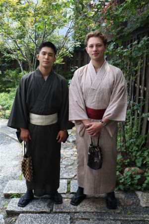男性着物
