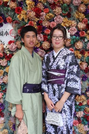 男性着物